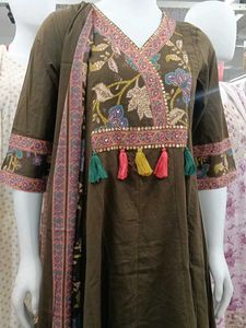 Stylish Printed Kurta with Dupatta