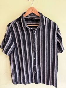 Men's Striped Short Sleeve Shirt