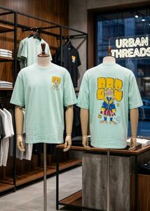 Mint Graphic Print T-Shirt.