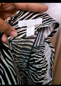 H&amp;M open back viscose dress in new condition.