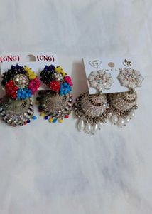 Elegant Jhumka Earrings Set