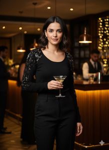Elegant Black Top