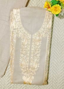 kashmiri Embroidery Woolen Unstitched Suit