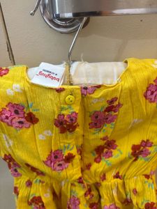Cute Yellow Floral Dress