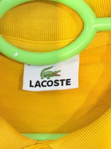 Men's Yellow Lacoste Polo Shirt