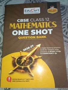 CBSE Class 12 Maths One Shot Question Bank