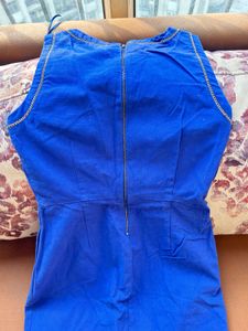 Vibrant Blue Mini Dress