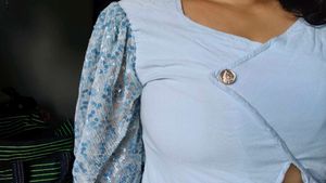 ice Blue Mini Dress