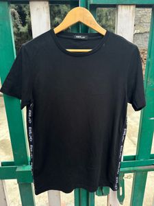 Replay Black T-Shirt with Side Logo