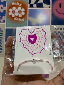 Spider Themed Beaded Bracelet 🕸️❤️‍🩹