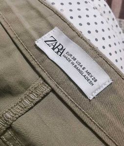 ZARA Olive Cargo