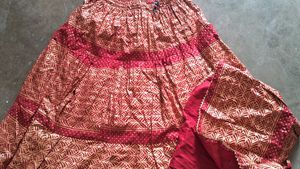 Red Ethnic Skirt