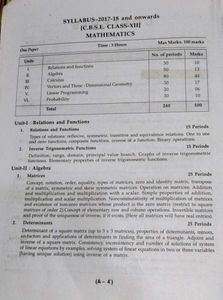 CBSE XII Mathematics Textbook