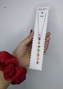 Kiyu Ziyu Dangle Gemstone Necklace