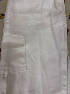 White Cargo Pants