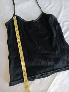 Black Halter Neck Camisole