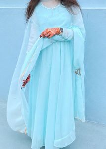 Elegant Sky Blue Kurta Set