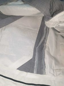 Classic Beige Linen Blend Trousers