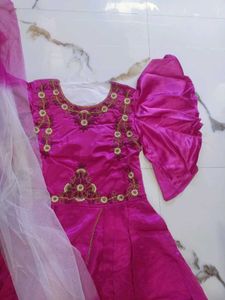 Stunning Pink Kurta with Palazzo Set