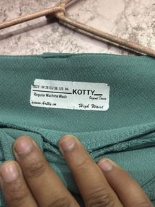 Elegant Teal Trousers