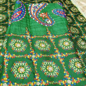 Jaipuri Printed Pashmina Suit