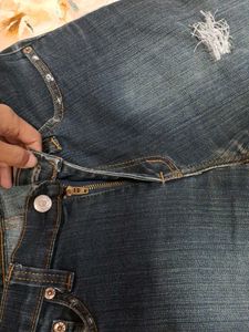 Diesel Women's Distressed Blue Jeans