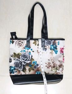 🆕️Flower Print With Leather Purse