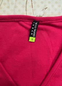 Pink Crop Top