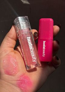 Huda Beauty Blush and Lip Oil Set