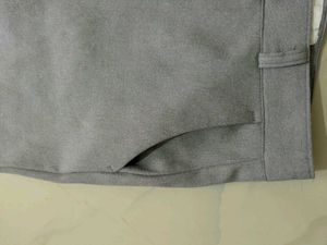 Women's Grey Wide Leg Trousers