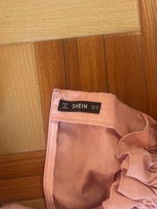 Shein Pink Off-Shoulder Midi Dress