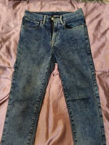 Acid Wash Denim Jeans