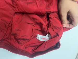 Red Ethnic Palazzo Pants