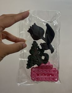 Hair Clips: Rose,Butterfly &amp; Chain Set