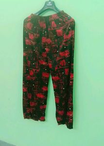 Red &amp; Black Printed Palazzo Brand New