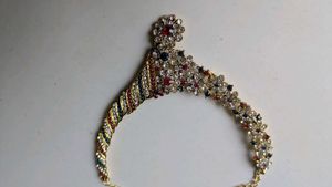 Stunning Red, White &amp; Blue Gemstone Jewelry Set