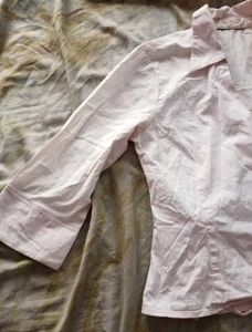 Light Pink Wrap Top