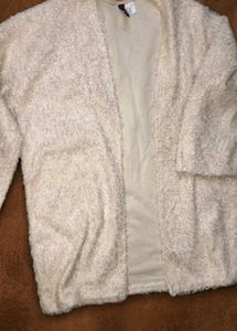 Cozy Cream Fuzzy Cardigan