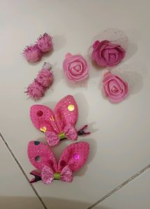Hair Clip Set Of 9