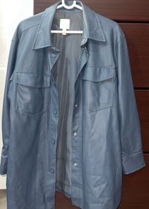 Vintage H&M Faux Leather Shirt