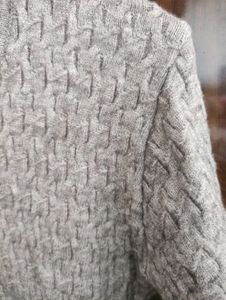 Gray Knit Cardigan for Women