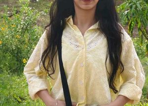 Light Yellow Embroidered Shirt