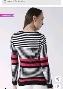 CLUB YORK 👚Striped Sweatshirt👚