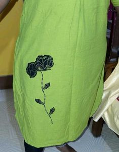Green Floral Kurti