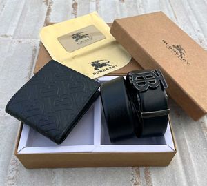 Burberry Belt &amp; Wallet Set PREMIUM QUALITY FOR MEN