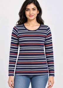 Striped Long Sleeve Top