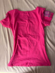 y2k Hot Pink Graphic Tee