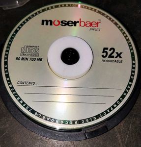 Moserbaer Pro Recordable Compact Disc