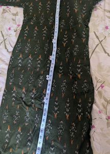 Stylish Green Printed Kurta