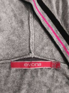 Gray Cropped Hoodie
